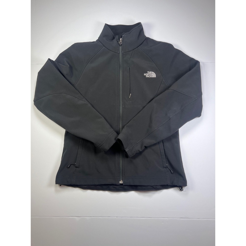 The North Face Apex Bionic Jacket Womens Medium Black Softshell Full Zip